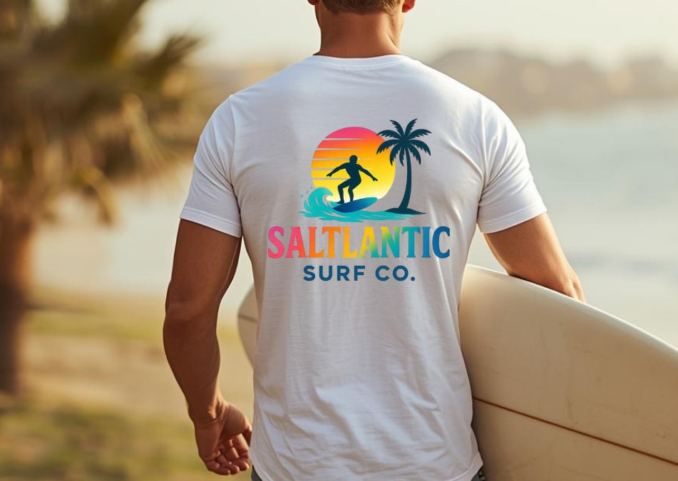 SALTLANTIC™ Surf Co.  "Color Wave" Tee