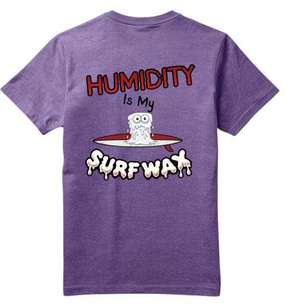SALTLANTIC™ Surf Co. “Humidity is My Surf Wax” Tee