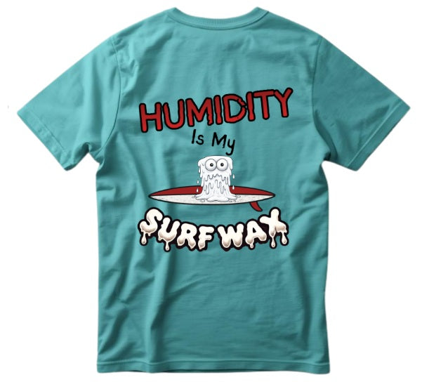 SALTLANTIC™ Surf Co. “Humidity is My Surf Wax” Tee