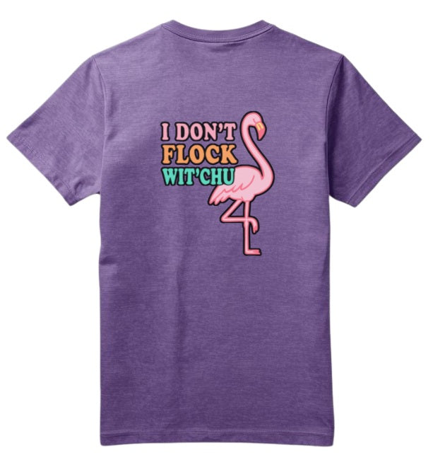 SALTLANTIC™ Surf Co.  “I Don’t Flock Wit’Chu” Flamingo Tee