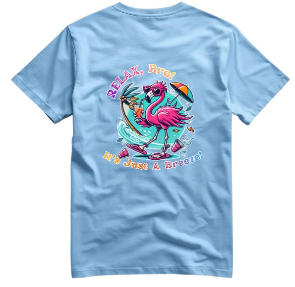SALTLANTIC™ Surf Co.  “RELAX, Bro! It’s Just a Breeze” Tee