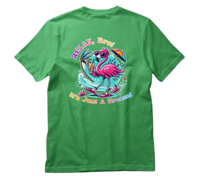 SALTLANTIC™ Surf Co.  “RELAX, Bro! It’s Just a Breeze” Tee