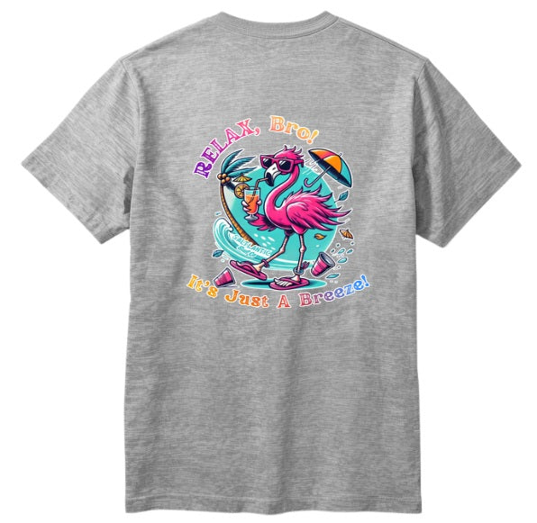 SALTLANTIC™ Surf Co.  “RELAX, Bro! It’s Just a Breeze” Tee