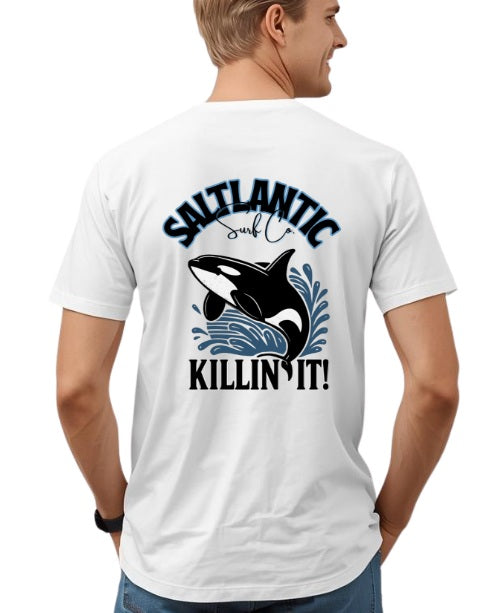 SALTLANTIC™ Surf Co. “Killin’ It!” Orca Tee