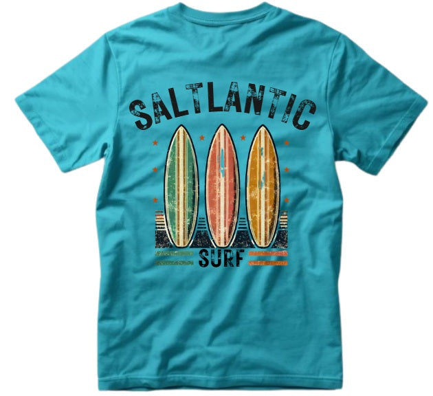 SALTLANTIC™ Surf Co.  "Vintage Surfboard" Tee