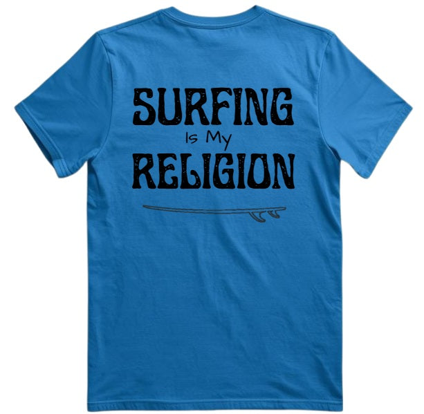 SALTLANTIC™ Surf Co.  “Surfing Is My Religion” Tee