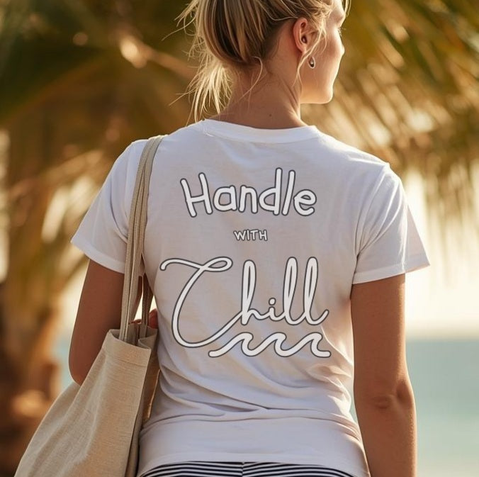 SALTLANTIC™ Surf Co.  “Handle With Chill” Tee