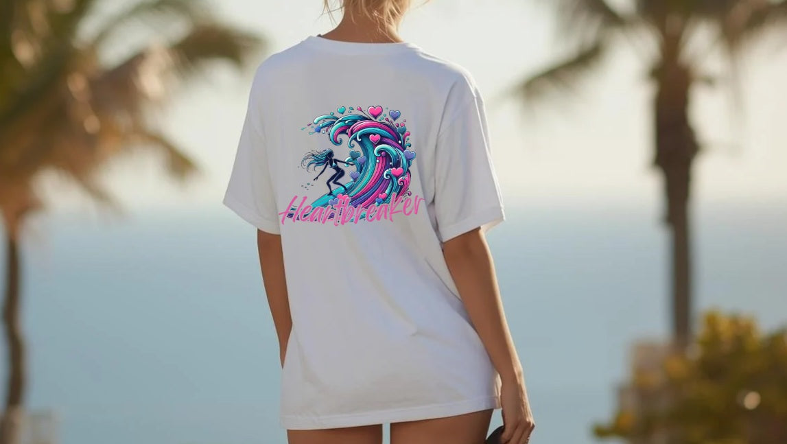SALTLANTIC™ Surf Co.  “Heartbreaker” Tee