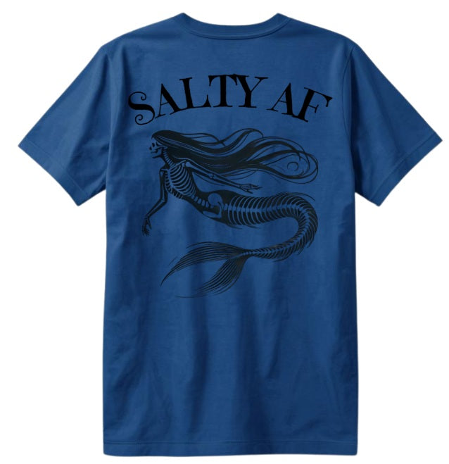 SALTLANTIC™ Surf Co. “Salty AF” Mermaid Tee (Dead version)