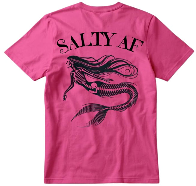 SALTLANTIC™ Surf Co. “Salty AF” Mermaid Tee (Dead version)