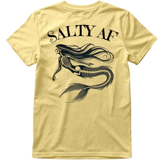 SALTLANTIC™ Surf Co. “Salty AF” Mermaid Tee (Dead version)