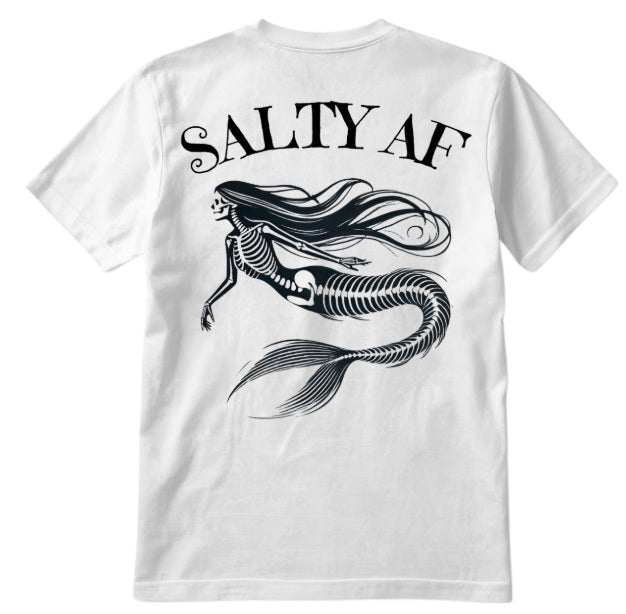 SALTLANTIC™ Surf Co. “Salty AF” Mermaid Tee (Dead version)