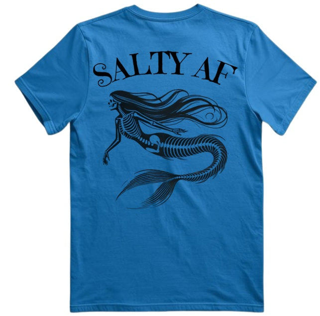 SALTLANTIC™ Surf Co. “Salty AF” Mermaid Tee (Dead version)