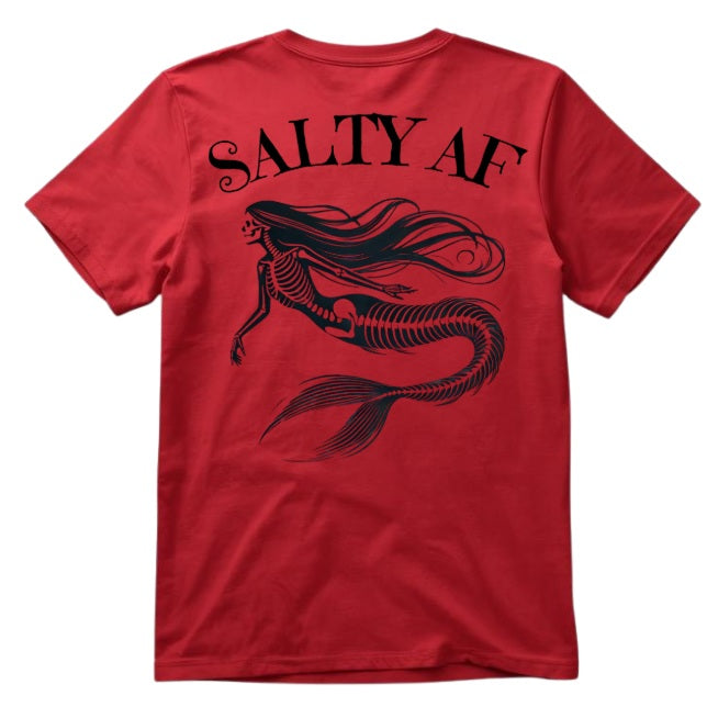 SALTLANTIC™ Surf Co. “Salty AF” Mermaid Tee (Dead version)