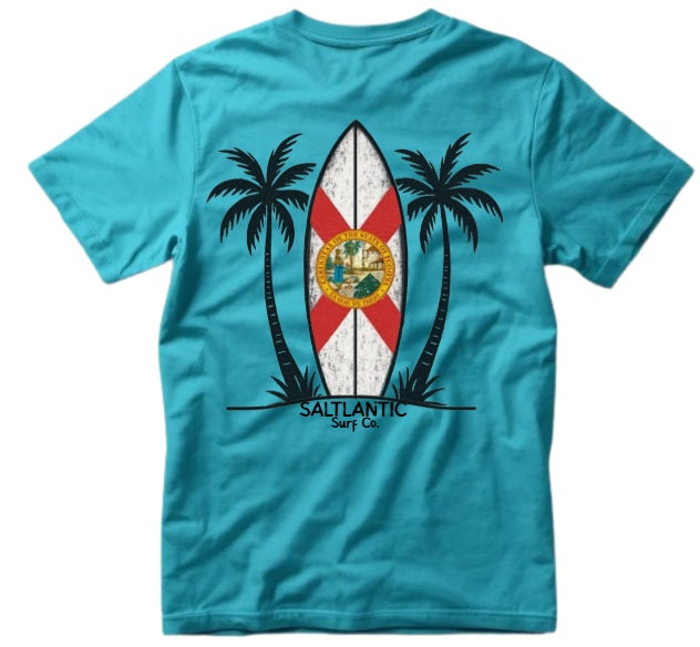 SALTLANTIC™ Surf Co. “Florida Man’s National Treasure” Tee