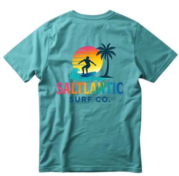 SALTLANTIC™ Surf Co.  "Color Wave" Tee