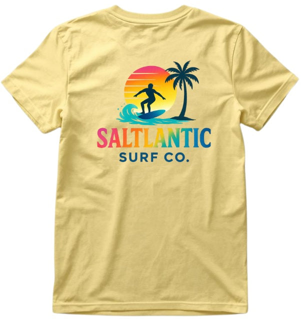 SALTLANTIC™ Surf Co.  "Color Wave" Tee