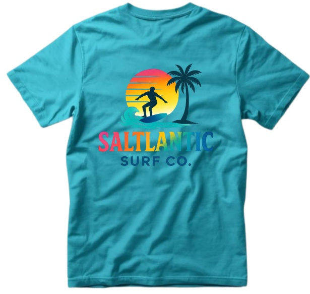SALTLANTIC™ Surf Co.  "Color Wave" Tee