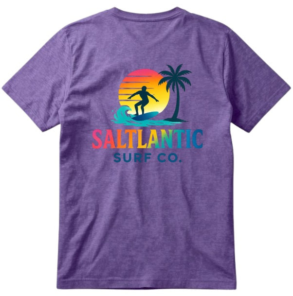 SALTLANTIC™ Surf Co.  "Color Wave" Tee