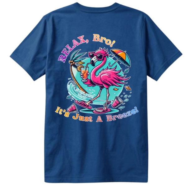 SALTLANTIC™ Surf Co.  “RELAX, Bro! It’s Just a Breeze” Tee