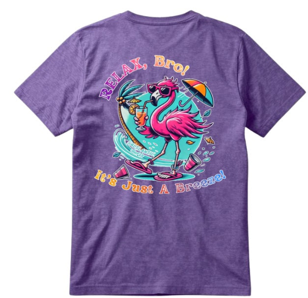 SALTLANTIC™ Surf Co.  “RELAX, Bro! It’s Just a Breeze” Tee