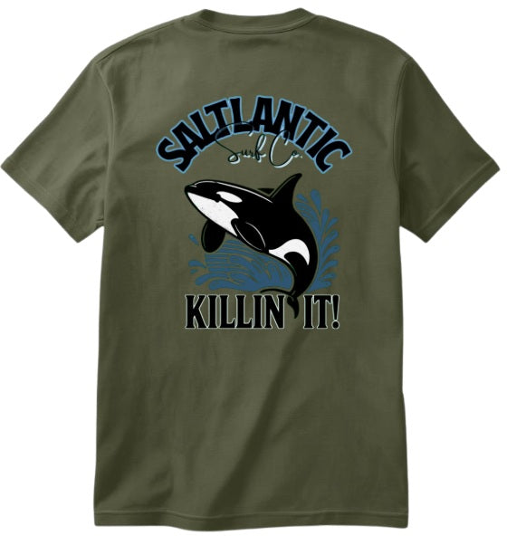 SALTLANTIC™ Surf Co. “Killin’ It!” Orca Tee