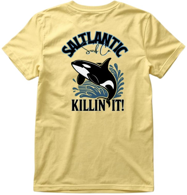 SALTLANTIC™ Surf Co. “Killin’ It!” Orca Tee