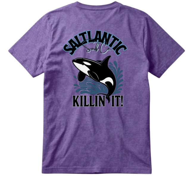 SALTLANTIC™ Surf Co. “Killin’ It!” Orca Tee