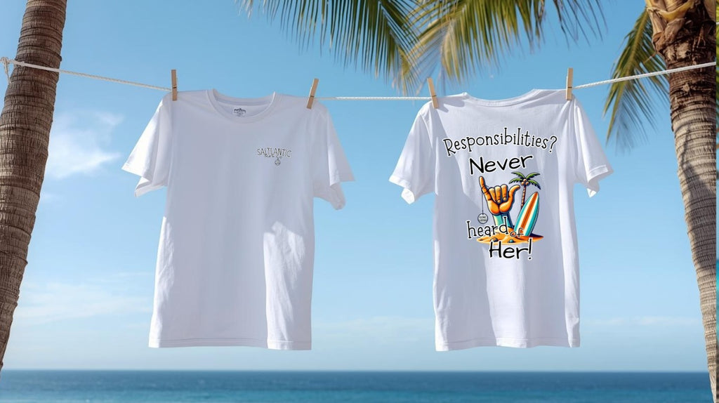 SALTLANTIC™ Surf Co. “Responsibilities? I Don’t Know Her!” Tee