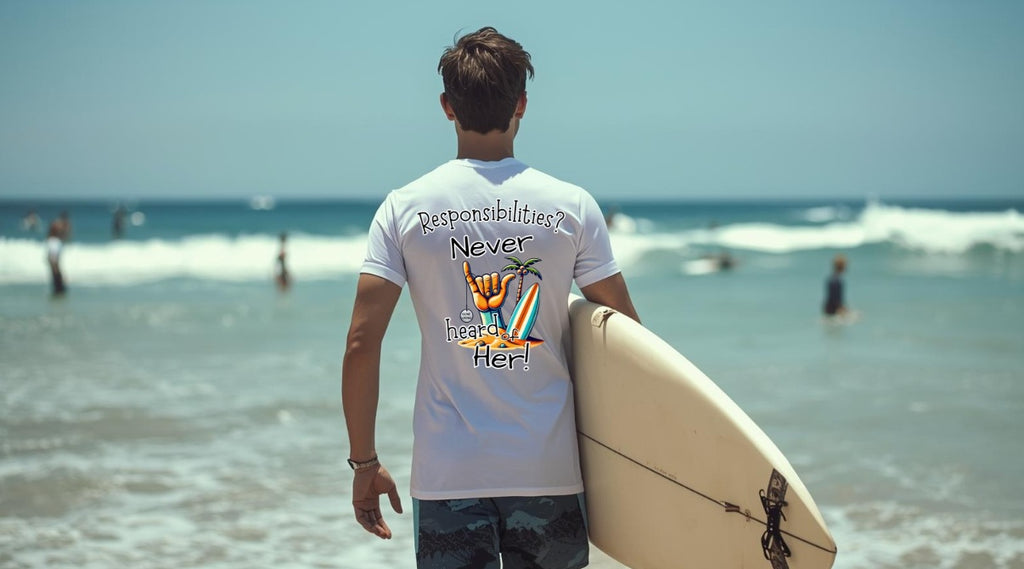 SALTLANTIC™ Surf Co. “Responsibilities? I Don’t Know Her!” Tee