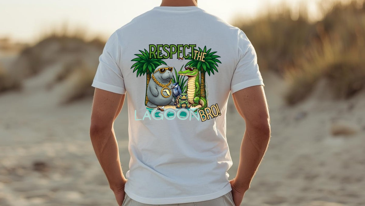 SALTLANTIC™ Surf Co. “Respect the Lagoon, Bro™” Tee