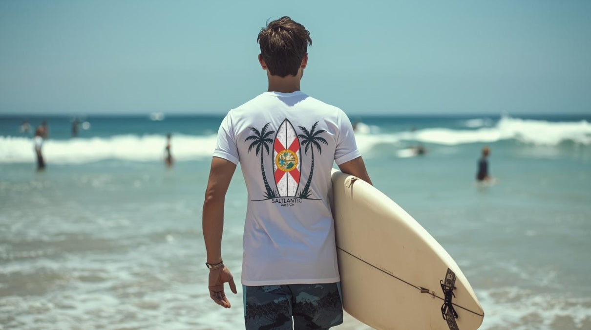 SALTLANTIC™ Surf Co. “Florida Man’s National Treasure” Tee