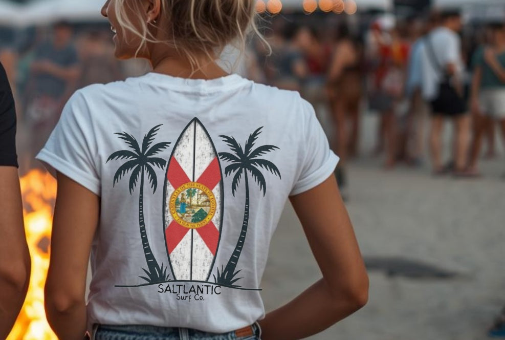 SALTLANTIC™ Surf Co. “Florida Man’s National Treasure” Tee