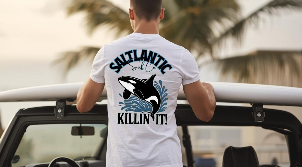 SALTLANTIC™ Surf Co. “Killin’ It!” Orca Tee