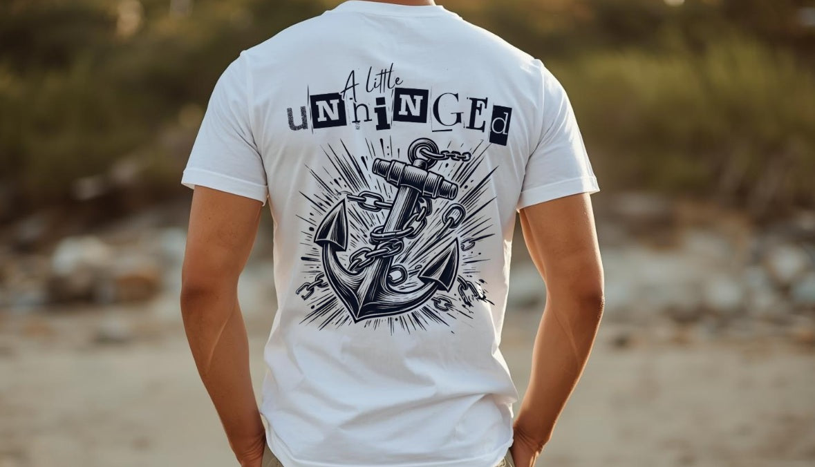 SALTLANTIC™ Surf Co. "A Little Unhinged" Anchor Tee