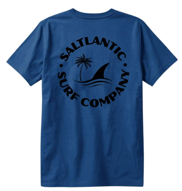 SALTLANTIC™ Surf Co. “Fin & Palm” Tee