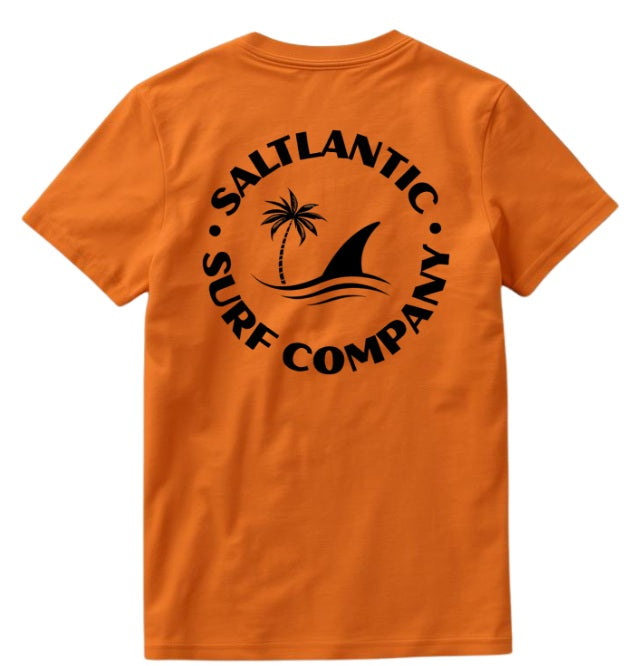 SALTLANTIC™ Surf Co. “Fin & Palm” Tee