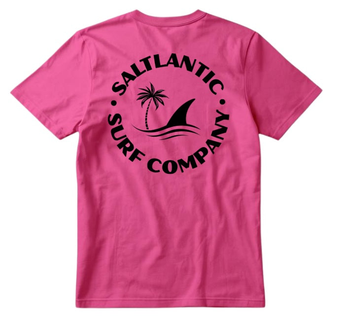 SALTLANTIC™ Surf Co. “Fin & Palm” Tee