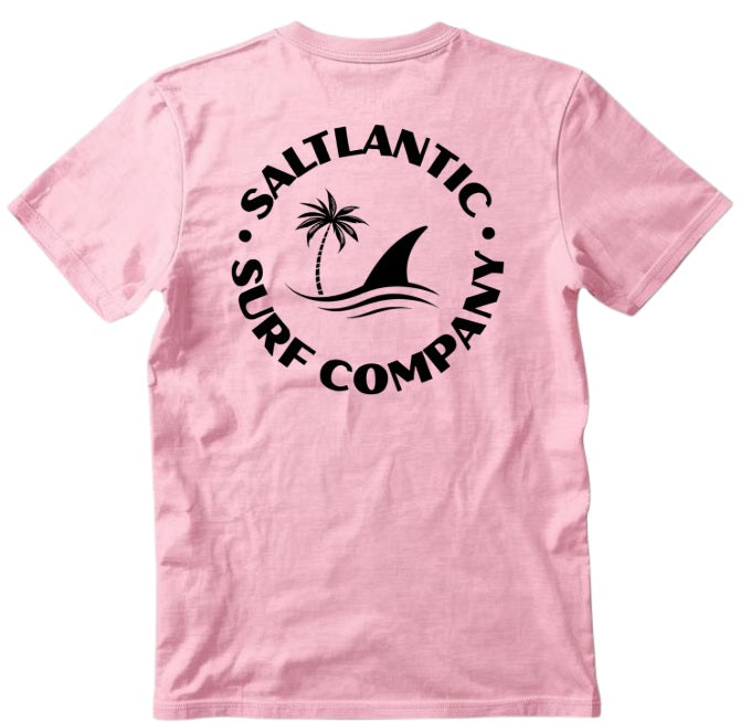 SALTLANTIC™ Surf Co. “Fin & Palm” Tee
