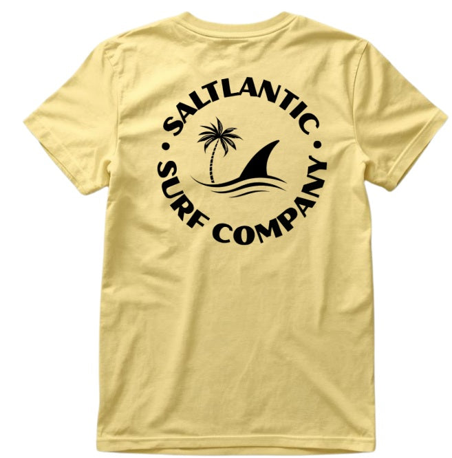 SALTLANTIC™ Surf Co. “Fin & Palm” Tee