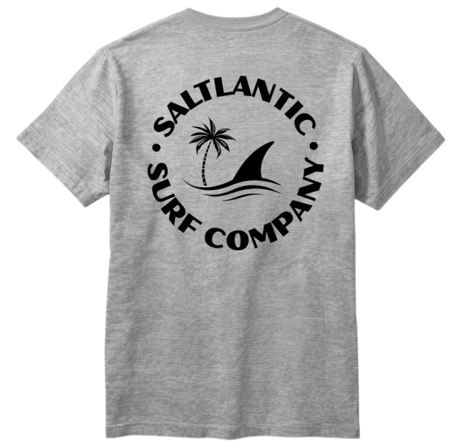 SALTLANTIC™ Surf Co. “Fin & Palm” Tee