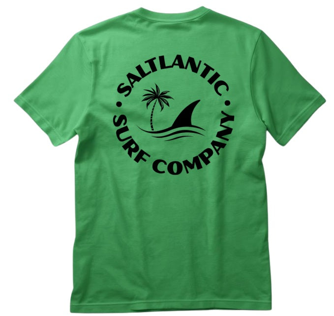 SALTLANTIC™ Surf Co. “Fin & Palm” Tee