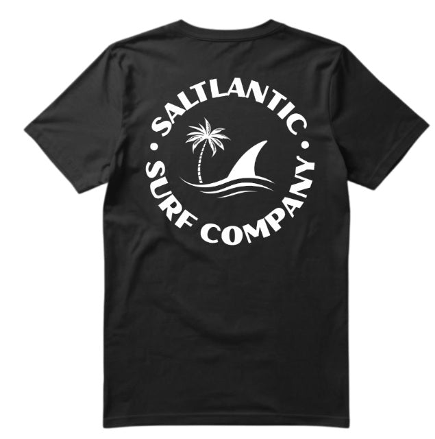 SALTLANTIC™ Surf Co. “Fin & Palm” Tee