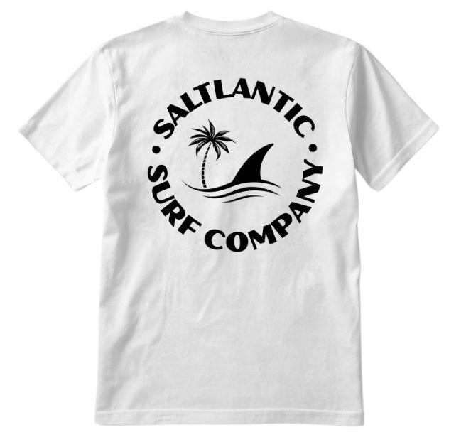 SALTLANTIC™ Surf Co. “Fin & Palm” Tee