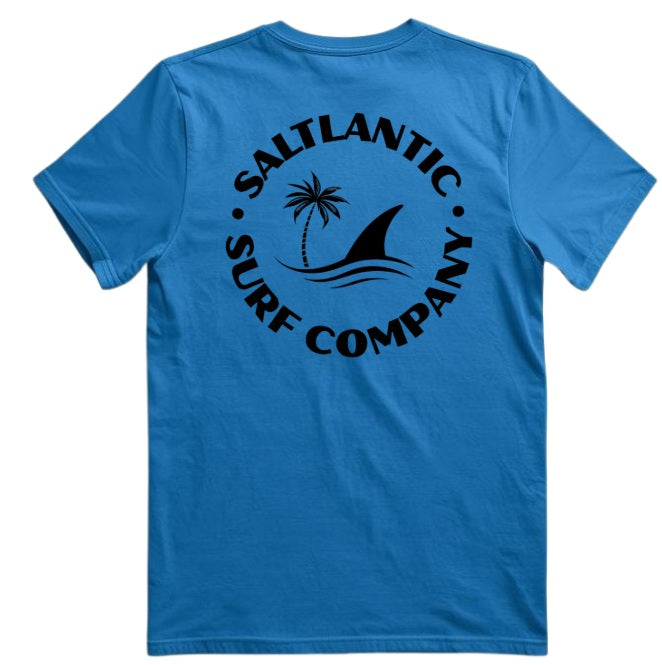 SALTLANTIC™ Surf Co. “Fin & Palm” Tee