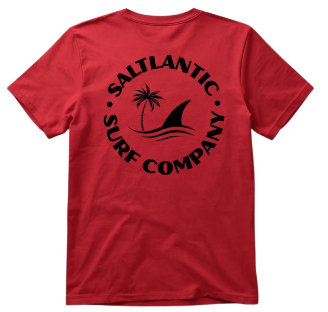 SALTLANTIC™ Surf Co. “Fin & Palm” Tee