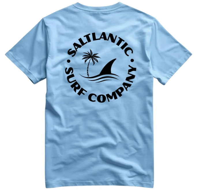 SALTLANTIC™ Surf Co. “Fin & Palm” Tee