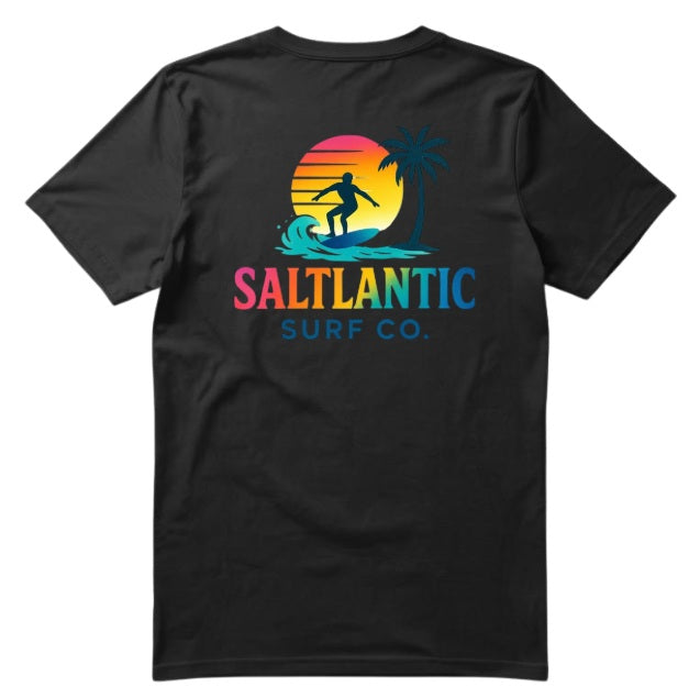 SALTLANTIC™ Surf Co.  "Color Wave" Tee