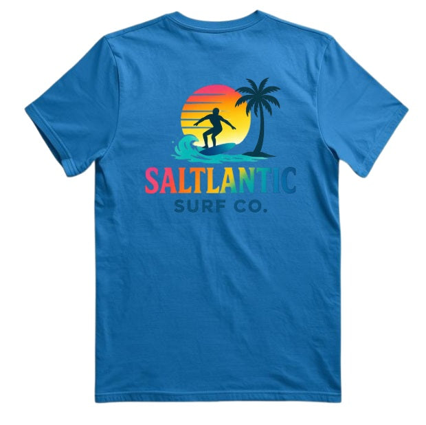 SALTLANTIC™ Surf Co.  "Color Wave" Tee