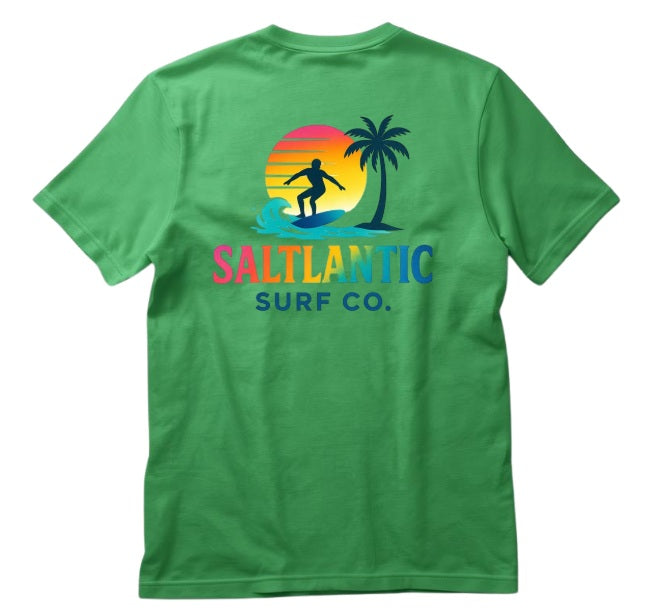 SALTLANTIC™ Surf Co.  "Color Wave" Tee